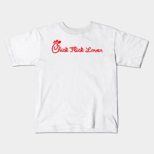 Chick Flick Lover Kids T-Shirt